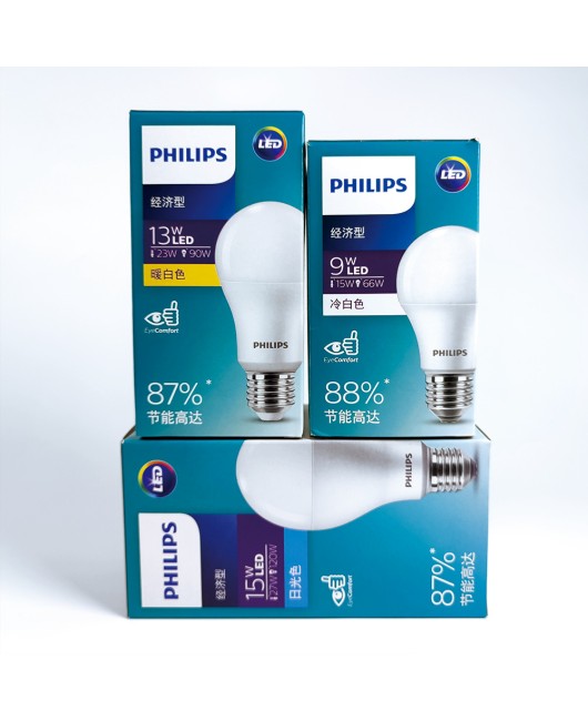 Philips bulb LED energy-saving lamp E27 thread socket e14 thread bulb 3W5W household energy-saving super bright 19W23W