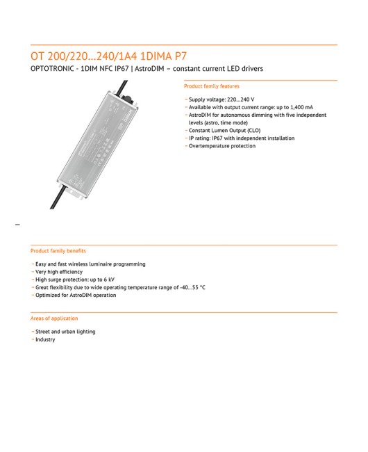 Osram LED driver power supply 100w outdoor street light LED floodlight waterproof driver constant current dimming power supply