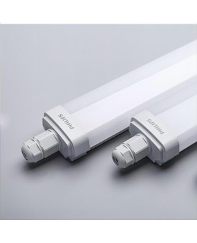 Waterproof integrated WT068C Philips bracket light, car wash station light, cold storage purification LED three proof light