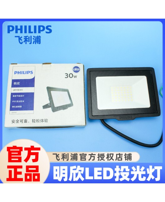 Outdoor lighting LED floodlight cast aluminum square tree light 100w white light outdoor waterproof Philips floodlight