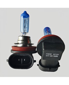 Car headlight bulb h11 12v100w low beam fog light ultra white light blue bulb 5000k ultra bright xenon bulb