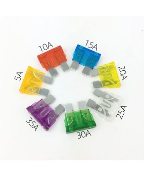 Car fuse chip, medium fuse insert, cigarette lighter, car fuse chip, 5A-30A fuse chip