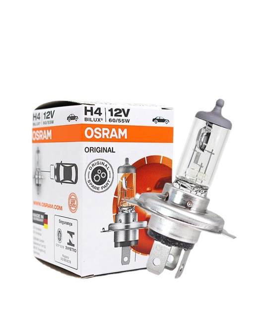 Osram car light bulb H4 12V60/55W high and low beam integrated three claw headlight 24V truck halogen headlight