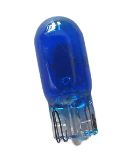 Ultra white wide bulb T10 12V5W small plug-in bulb license plate trunk running light reading steering yellow blue