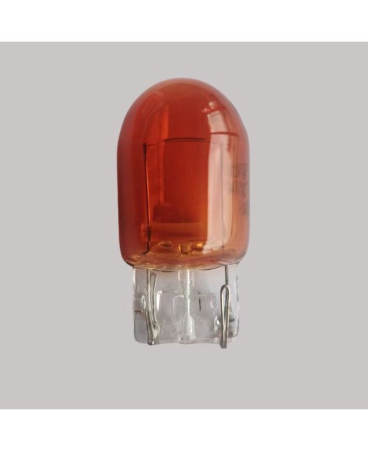 12V original car brake light, turn signal light, width indicator light, reverse light T20 Japanese car tail light bulb, amber color