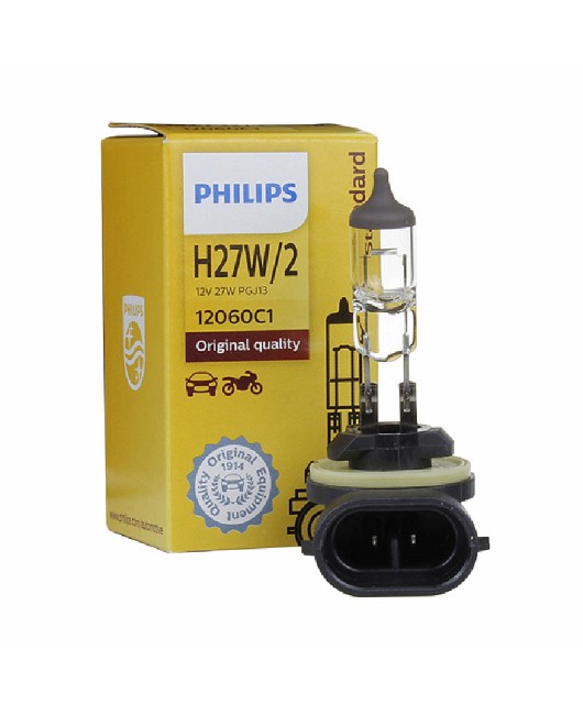 Philips car light bulb H1 H7 H4 12v high beam low beam fog lamp halogen long-lasting ultra bright front headlight