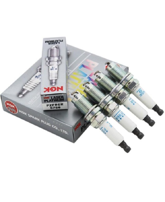 NGK Double Platinum Spark Plug 5758 PZFR6R New Bora Touran Sagitar Tiguan Golf 6 Lavida 1.4T