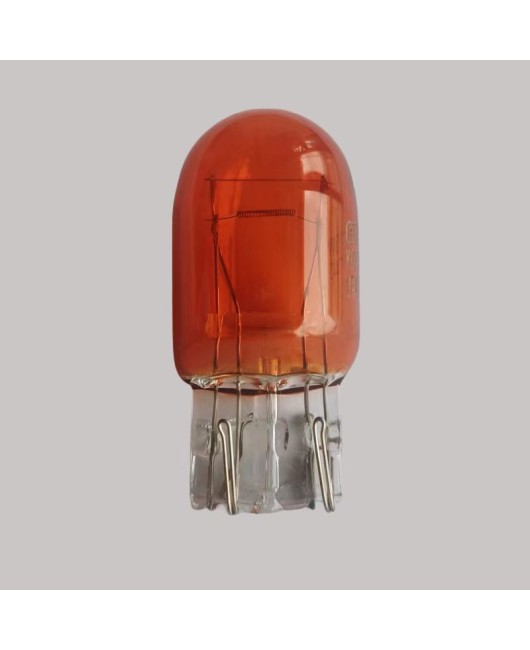 12V original car brake light, turn signal light, width indicator light, reverse light T20 Japanese car tail light bulb, amber color