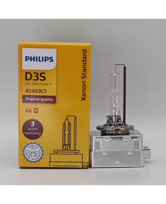 Authentic Philips D3S 35W 4200K HID Automotive Original Xenon Bulb 42403C1