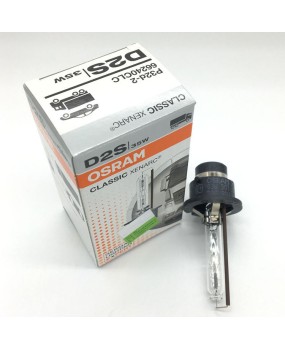 Osram D2S Xenon Light Bulb 35W Ultra Bright White Light 66240 High and Low Beam Integrated HID Lamp Automotive Light Bulb