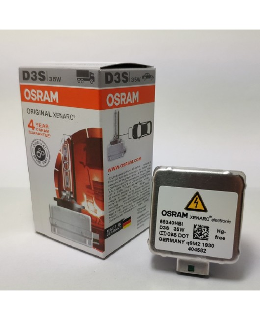 OSRAM D3S Automotive HID Xenon Lamp 35W Gas Discharge Lamp 66340CLC D1S D8S