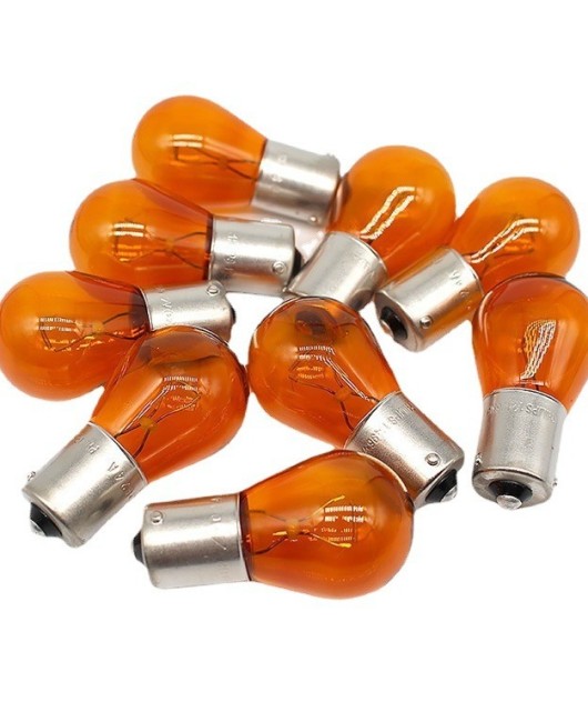 Philips turn signal light 12496/single leg amber tail light/PSY1W/12496NACP rear end collision prevention