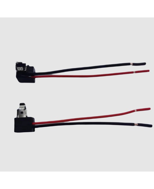 Car headlight socket H1 dual line plug pure copper wire plug universal lamp holder dual line socket H3 harness connector