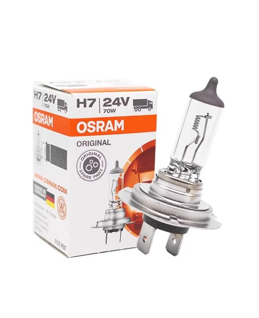 Osram H7 bulb 24V truck high and low beam 70w original 100w ultra bright halogen car headlight 64215