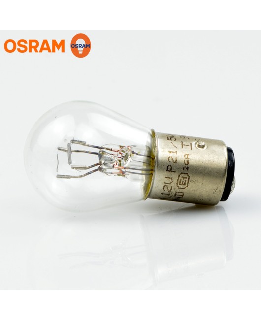 Osram car brake lights, taillights, rear fog lights, P21/5W 7528 double wire high and low foot 7506 flat foot single wire