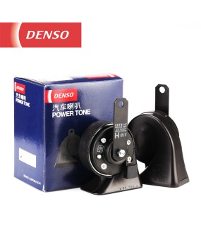 Denso car horn dual tone snail 12v dual plug universal modification Toyota special single plug horn