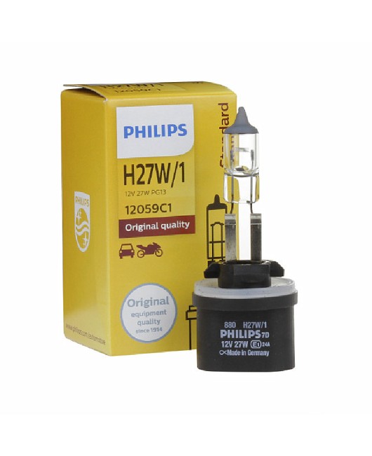 Philips car light bulb H1 H7 H4 12v high beam low beam fog lamp halogen long-lasting ultra bright front headlight