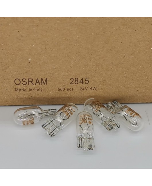 Osram OSRAM T10 12V 5W W5W 2825 small plug-in bulb wide license plate driving light bulb