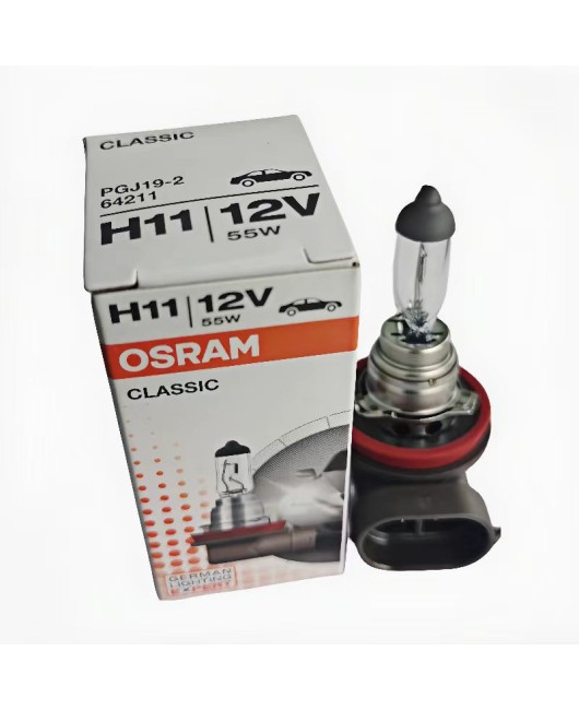 OSRAM car light bulb H11 12v55W low beam headlight fog light 64211 Corolla halogen light