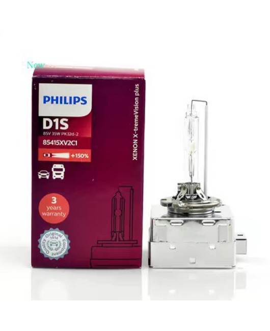 Brand new genuine Philips New Extreme Light D1S XV2 4800K dimming+150% xenon bulb HID