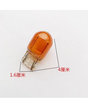 T20 Double Wire Large Insert Bubble W21/5W 1891 Car Brake Turn Tail Light 7443 Amber Single Wire 1881