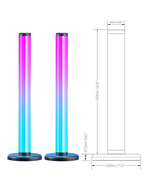 360 degree luminous desktop atmosphere lamp, e-sports atmosphere lamp, RGB colorful bedroom lamp, new direct sales desk lamp