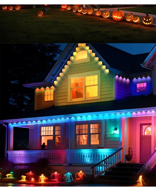 Eave lights, colorful Bluetooth graffiti WIFI sound control IP67 rhythm ambient lights, indoor wall ambient lights