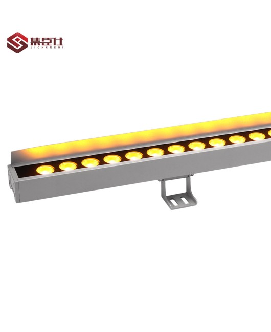 LED outdoor wall washing lamp DMX512 lighting engineering linear lamp 18W external wall seven color low voltage 24Vrgb linear lamp