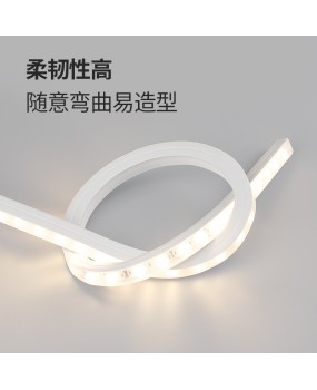 Outdoor waterproof wall washing lamp silicone flexible linear lamp IP65 low voltage 24V soft lamp strip background wall washing lamp strip