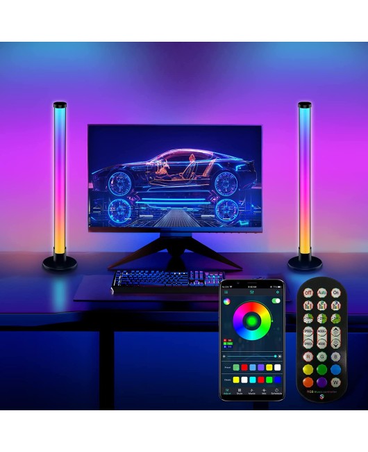 LED Colorful Atmosphere Light Desktop Light Desktop Atmosphere Light 3D Pickup Light Rhythm Light Esports Atmosphere Light