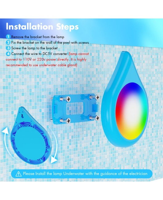 Pool Atmosphere Light APP Bluetooth Control Personalized Product Patent Certification Atmosphere Light Wall Atmosphere Light