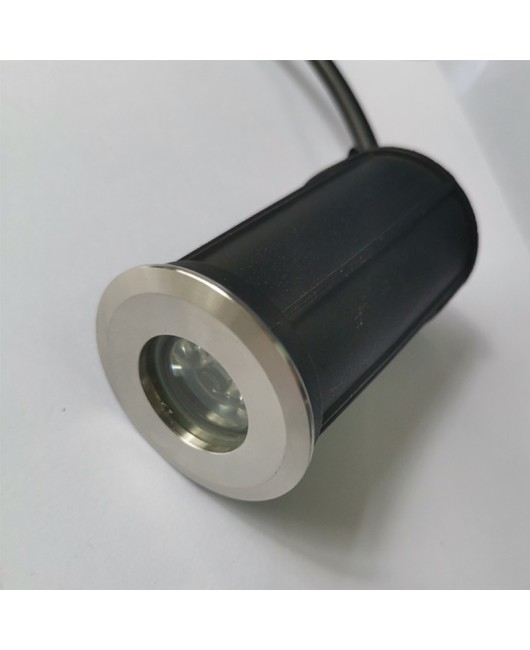 LED underwater buried light, 1W stainless steel buried light, embedded step light, foot light, waterproof mini spotlight