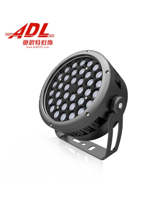 LED outdoor projection light, square night scene projection light, garden plug-in light, waterproof RGB circular wheel spotlight