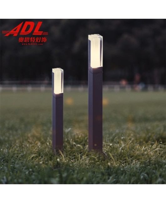 Lawn lights, outdoor waterproof garden villas, connected to electricity, lawn lights, ground plug courtyard lights, community LED minimalist landscape lights