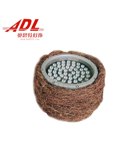 LED Bird Nest Tree Light Outdoor Rainproof Observation Courtyard Greening Bird Nest Shooting Tree Projection Light Simulation Tree Vine Bird Nest Light