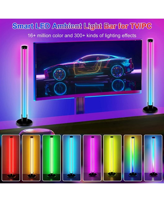 LED Colorful Atmosphere Light Desktop Light Desktop Atmosphere Light 3D Pickup Light Rhythm Light Esports Atmosphere Light