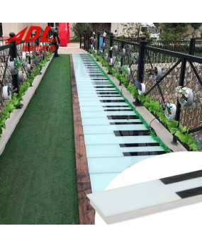 LED piano induction sound floor light emitting piano keys, stairs, floor tiles, internet famous music pedal light