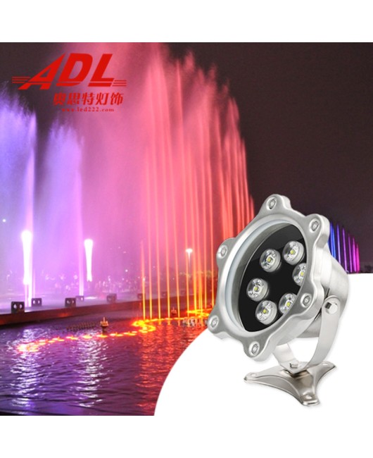 LED Underwater Light Pool Underwater Light Fish Pool Landscape Light Remote Control Waterproof Colorful Spotlight Fish Tank Light Pool Light