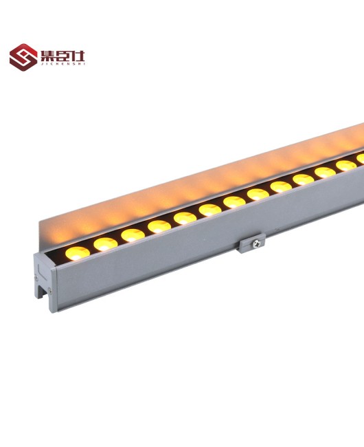 LED outdoor line lights, hotel building lighting engineering, wall washing lights, waterproof DMX512 external control contour lights