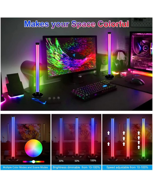 LED Colorful Atmosphere Light Desktop Light Desktop Atmosphere Light 3D Pickup Light Rhythm Light Esports Atmosphere Light