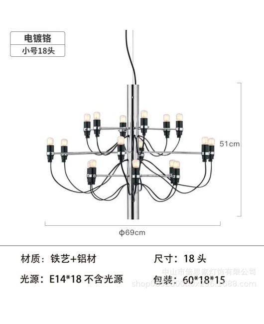 French Italian Summer Fruit Modern Living Room Dining Room Chandelier Staircase Designer Hanging Villa Chandelier