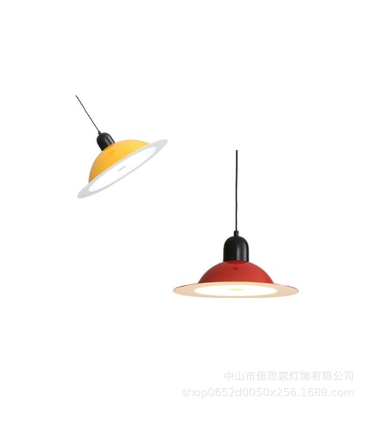 Beisijia's new modern and minimalist Memphis style restaurant dining table pendant light designer classic internet celebrity UFO