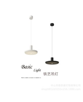 2024 new minimalist modern black and white small pendant light, long bar counter aisle, full spectrum spotlight pendant light in restaurants