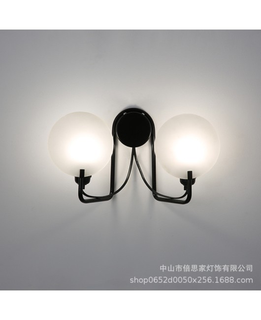 Italian Stilnovo Bugia series wall lamp designer's living room, bedroom, bedside, background wall, atmosphere lamp