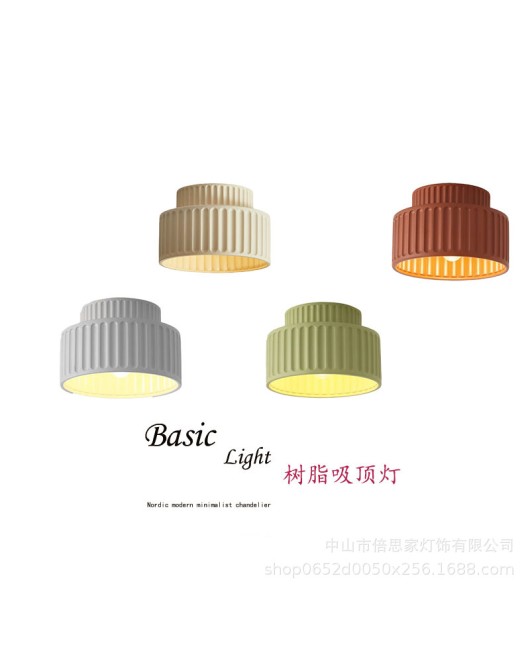 Japanese style minimalist modern Wabi sabi style ceiling light, restaurant light, Nordic dining room, tea room, study light, cream style bedroom light