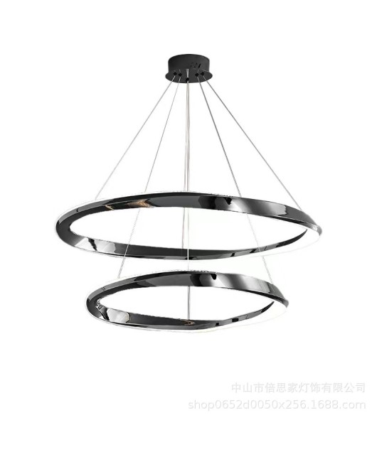 Beisijia Scandinavian luxury aluminum chandelier, dining room, bedroom, living room, model room, designer, Diaoyin.com red chandelier