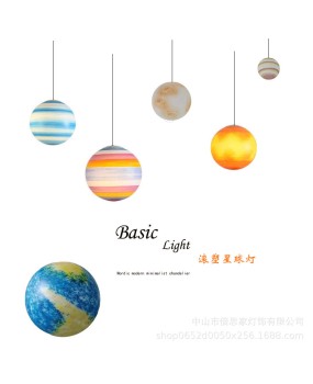 Beisijia Star Light Starry Sky Planet Moon Pendant Mall Hall Kindergarten Amusement Park Restaurant Bar Pendant