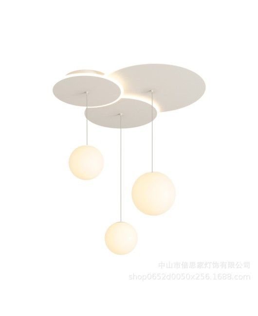 Modern and minimalist 2023 new Nordic circular dining table dining room light creative living room bedroom lighting dining room pendant light