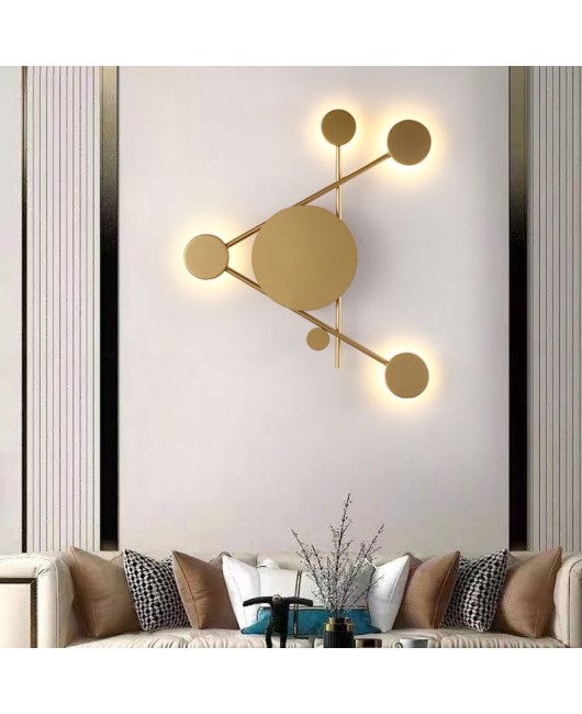 Nordic minimalist modern bedroom bedside lamp living room sofa background wall lamp designer artistic personality creativity