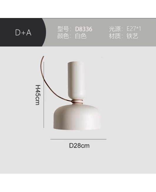 Spotlight Nordic Modern Minimalist Designer Restaurant Bar Sample Room Bedroom Bedhead Iron Pendant Light